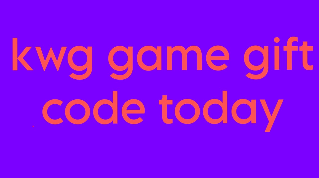 Kwg game gift code today 